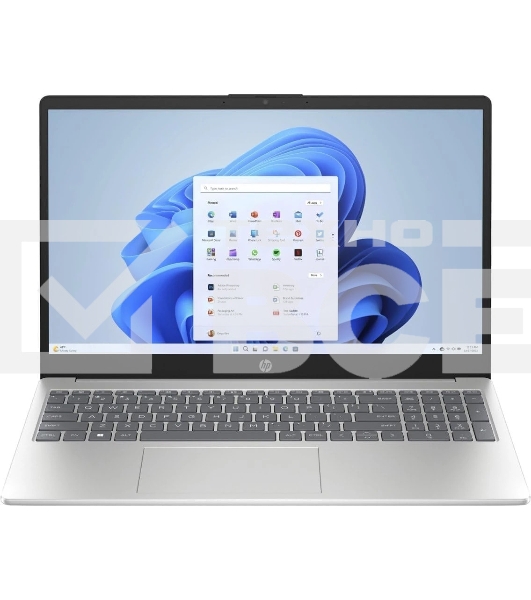 Ноутбук HP 15 15-fc0196nia 15.6'/IPS/AMD R5-7520U/8Gb/512Gb SSD/AMD Radeon 610M/noOS/серебристый/1.59kg