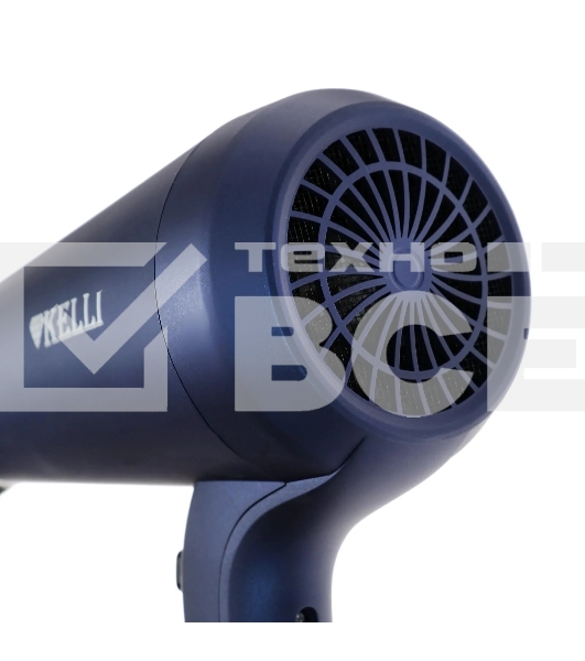 Фен Kelli KL-1127 синий/черный, 2400 Вт