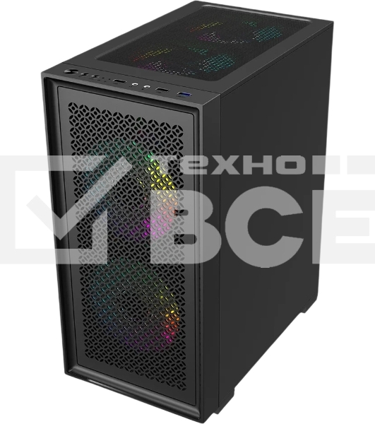 Корпус ACCORD ACC-1902, Mini-Tower, чёрный