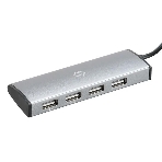 USB-концентратор Digma HUB-4U2.0-UC-DS, USB-C, USB 2.0 4 порта, USB, фото 1