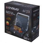 Электрический пресс-гриль Endever Grillmaster 225, серебристый/черный, 2300 Вт, терморегулятор, размер пов-ти 28х17 см, фото2