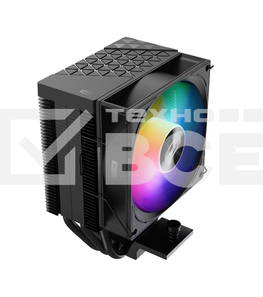 Кулер для процессора PCCooler R300 ARGB BK черный 92мм алюминий+медь 2200rpm 30db 4-pin 150W 133мм