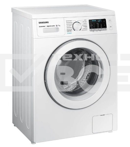 Стиральная машина Samsung WW70AG5S21EE/LD белый, загрузка фронтальная 7 кг, 1200 об/мин, класс: A
