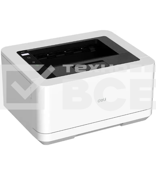 Принтер лазерный Deli P2000, A4, ч/б, печ. до 25 стр/мин., 1200 x 1200 dpi, USB