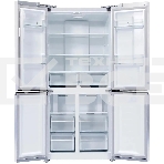 Холодильник LEX LCD450WID белый трехкамерный 288/129л морозилка снизу, No Frost, Side by Side, фото2