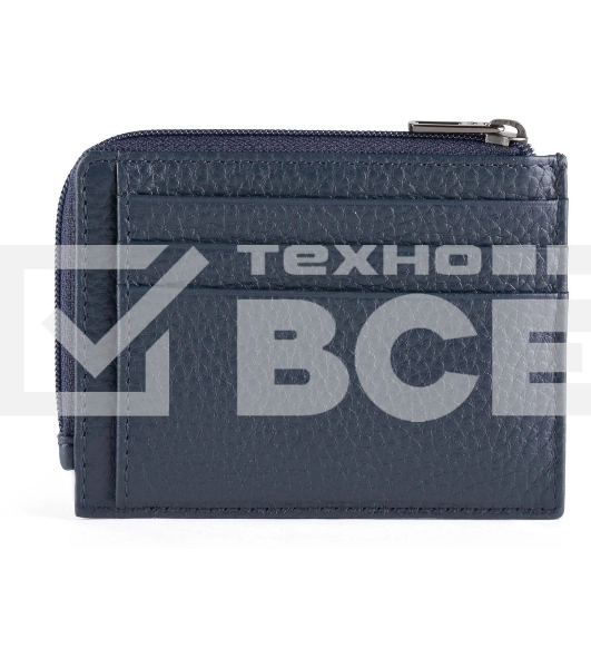 Чехол для кредитных карт Piquadro Modus Special PP4822MOSR/BLU, натур.кожа, синий