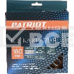 Щетка дисковая Patriot 813010013 d=180мм d(посад.)=22.23мм (угловые шлифмашины) (упак.:1шт), фото2