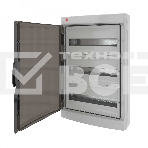 Щиток настенный с дверцей 54 мод.,IP65, серый, с клеммным блоком 63А, фото2