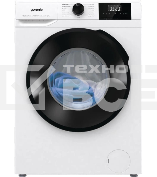 Стиральная машина Gorenje W1NGPI72SBS/C белый, загрузка фронтальная 7 кг, 1200 об/мин., класс: А