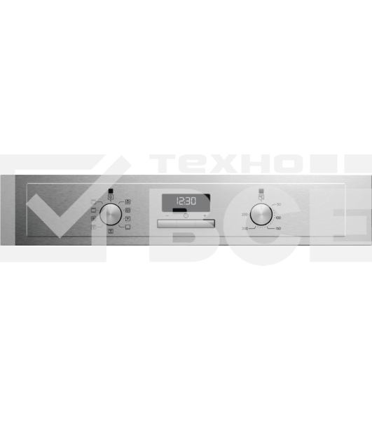 Встраиваемый духовой шкаф Electrolux EOF3H50BX 60 см, 72 л, 8 режимов, 59.4x59.5x56.9 см, очистка паром, нер. сталь