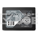 Накопитель SSD QUMO Novation 3D, 512GB, SATA III, 2.5
