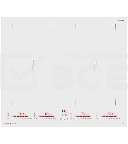 Индукционная варочная панель Zigmund & Shtain CI 29.6 W белый