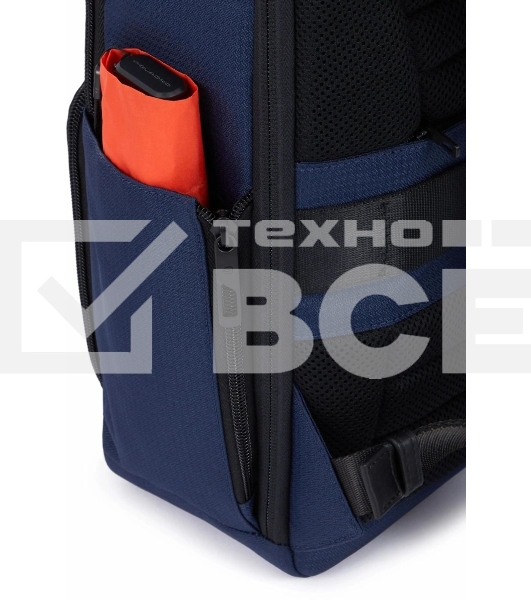 Рюкзак Piquadro Wollem CA6238W129/BLU синий полиэстер/натур.кожа