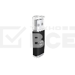Флеш диск Maxvi MP 64GB USB 2.0 black, монолит с колпачком, металл + ABS пластик, фото4