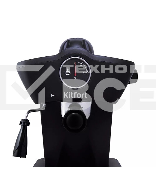 Кофеварка рожковая Kitfort КТ-706 черный, исп. кофе - молотый, 0,25 л, 800 Вт, 3,5 бар