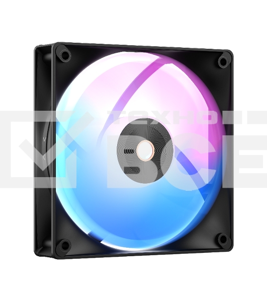 Вентилятор для корпуса Ocypus Delta F12 BK, 120x120x25mm, 4-PIN PWM, 500-2000 RPM, 29 DBA MAX, HYDRO BEARING