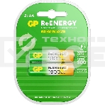 Аккумулятор GP 180AAHCRGY-2CRCB2 AA NiMH 1800mAh (2шт), фото 1