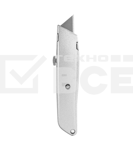 Универсальный нож с Т-образным лезвием Deli DL4260 19мм, длина 153 мм, в комплекте 3 лезвия SK5, алюминиевый корпус