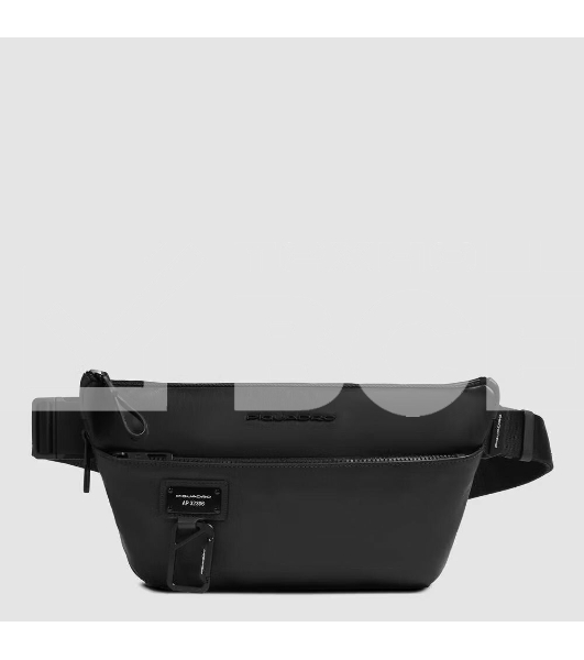 Рюкзак слинг Piquadro Harper CA6881AP/N черный кожа