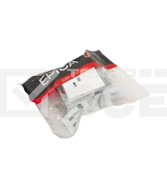 Розетка 2-м СП Эпика USB-C механизм бел. EKF UP1-SOW-2USBC