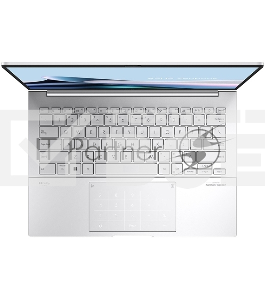 Ноутбук ASUS Zenbook 14 OLED UX3405CA-PP477 Intel Core Ultra 9 285H 3700MHz/14'/1920x1200/32GB/512GB SSD/Intel Arc Graphics/Wi-Fi/Bluetooth/Windows 11 Pro (90NB14W2-M00N00_Win11P) Silver
