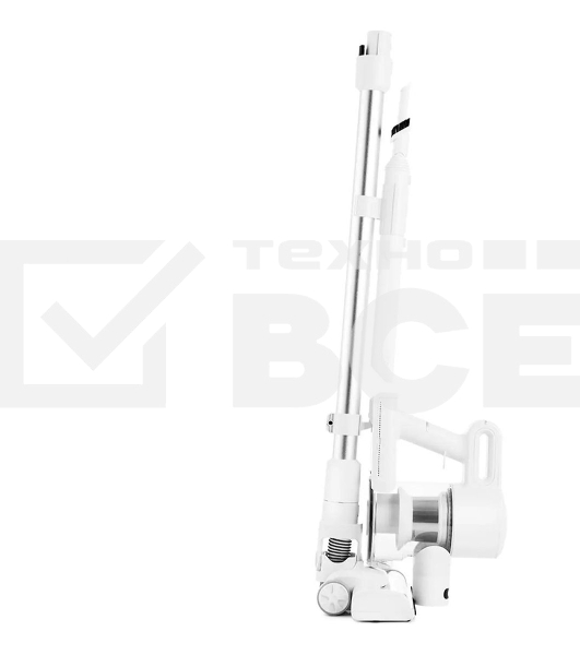 Пылесос вертикальный Kitfort КТ-5117 белый, питание от аккумулятора,  50 Вт, уборка сухая, пылесборник 0,5 л