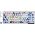 Клавиатура Redragon Flekact Pro гибридная, USB Type-A, Bluetooth, радиоканал, фиолетовый, фото 1