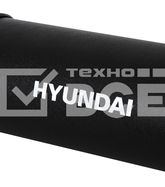 Колонка портативная Hyundai H-PAC220 черный/голубой 10W 1.0 BT/3.5Jack/USB