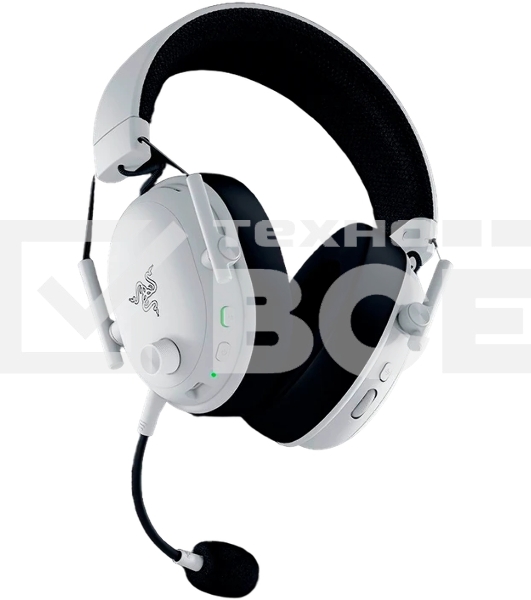 Гарнитура Razer BlackShark V3 белый, беспроводная + проводная, радиоканал, до 70 ч