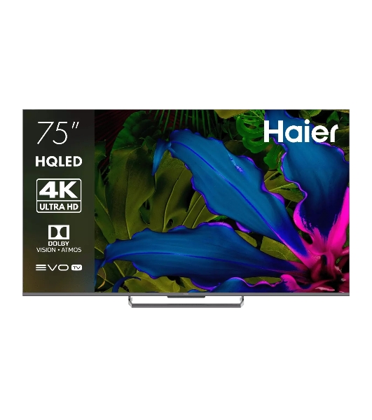 Телевизор Haier 75' Smart TV S6 серый QLED 4K UHD 144Hz Smart TV