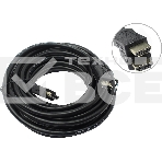 Кабель HDMI C-HM-HM-7.5M Wize, 7.5 м, v.2.0, 19M/19M, позол.разъемы, экран, черный, пакет, фото2