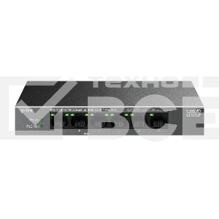 Настольный коммутатор TP-Link LS106LP с 6 портами 10/100 Мбит/с (4 порта PoE)