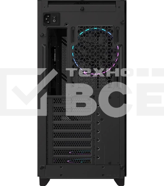 Компьютерный корпус Gigabyte GB-AC400G черный без БП ATX 2xUSB3.0 1xUSB3.1 audio bott PSU
