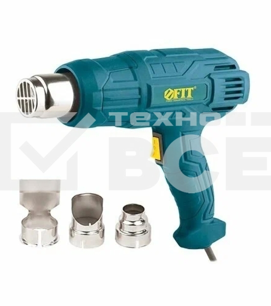 Фен технический FIT HG-2002 2000 Вт, 350/500 °C, 300/500 л/мин, коробка