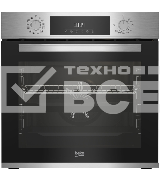 Духовой шкаф электрический Beko BBIM12301X нержавеющая сталь/черный