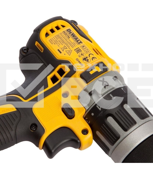 Дрель-шуруповерт DeWalt DCD796D2-QW, Аккумуляторная, 18В, 2 АКБ, Ударная, Кейс