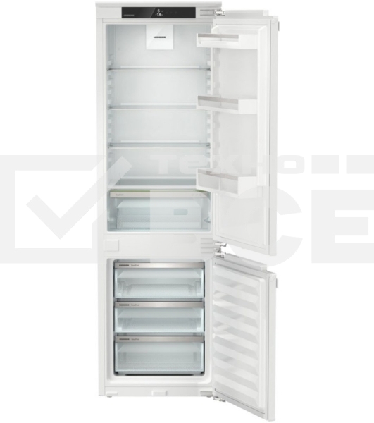 Встраиваемый холодильник Liebherr ICf 5103 белый двухкамерный 190/83 л морозилка снизу, капельная система