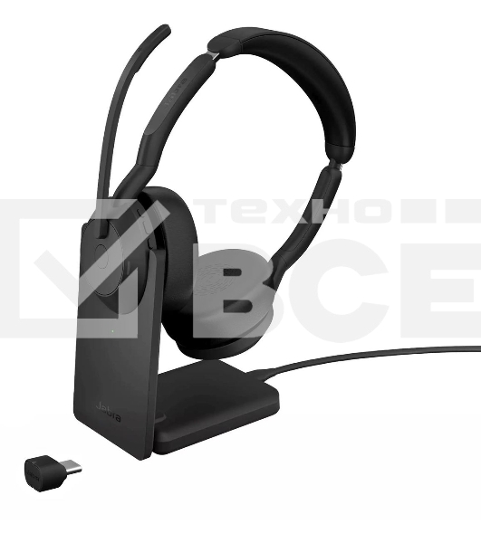 Гарнитура Jabra Evolve2 55, Link380c MS Stereo Stand