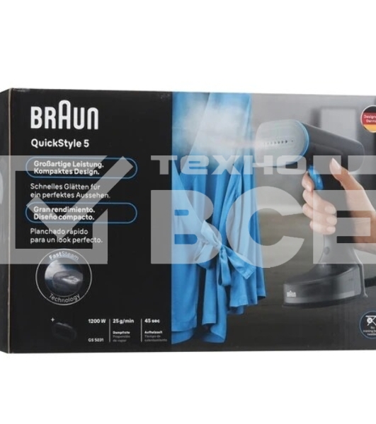 Отпариватель Braun GS5031BL черный