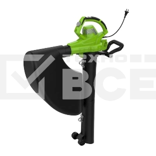 Воздуходувка-пылесос садовый электрический Greenworks BL3000, 220 В, 3000 Вт [2406507]