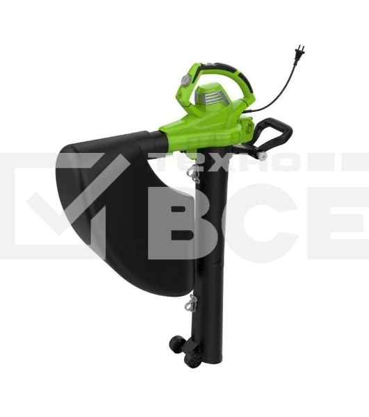 Воздуходувка-пылесос садовый электрический Greenworks BL3000, 220 В, 3000 Вт [2406507]