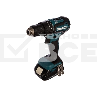 Аккумуляторная дрель-шуруповерт Makita DHP485SYE б\щет, 18В, 2х1.5 АчLi-ion, БЗП-13мм,0-500\1900об\м, 50\25Нм