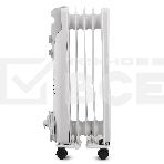 Масляный обогреватель Vitek VT-1707 W (5 секций) белый, 1000 Вт, 10 м2, термостат, фото5
