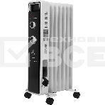 Радиатор масляный Royal Clima PARMA ROR-PR7-1500M 1500Вт белый/черный, фото 1
