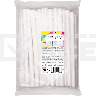 Клеевые стержни Silwerhof 11-200-26-WHI дл.200мм D11мм белый упак:26шт