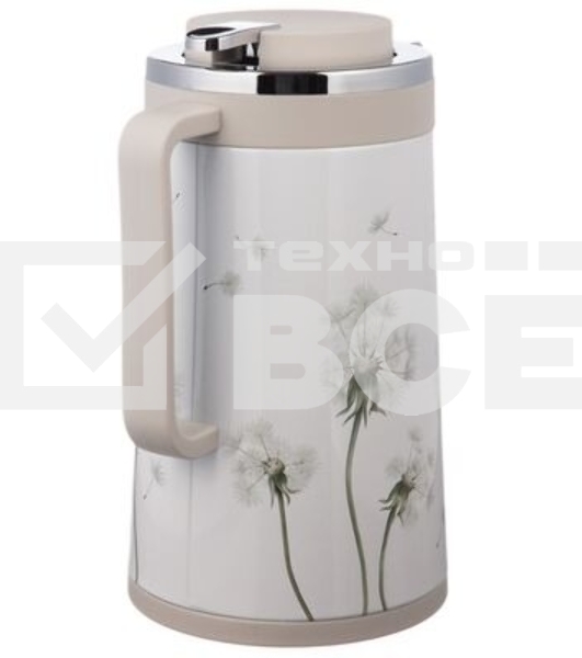 Термос AGNESS 734-206 DANDELION со стекл. колбой 950 мл