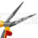 Длинногубцы прямые Denzel диэлектрические рукоятки до 1000 В, трехкомпонентные рукоятки, 205 мм, фото9