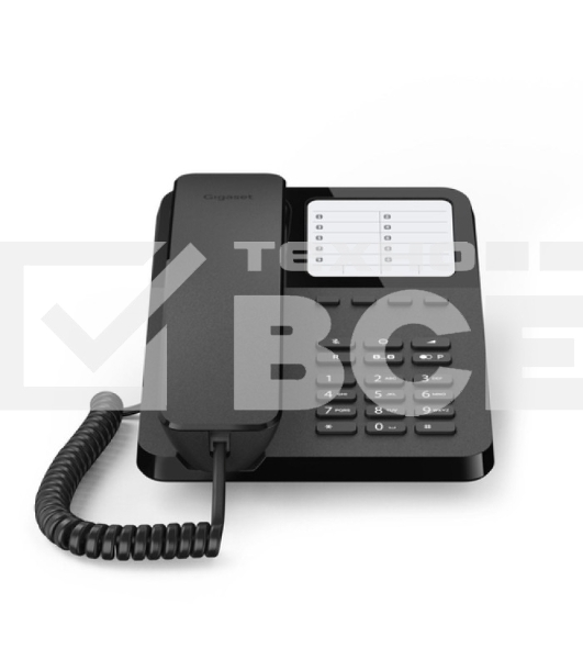 Телефон проводной Gigaset DESK400 черный