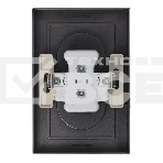 Розетка 2-м AtlasDesign без заземл. 16А в сборе мокко SchE ATN000620, фото6