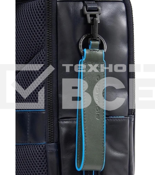 Рюкзак мужской Piquadro Blue Square Revamp CA4818B2V/N черный кожа